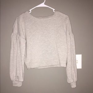 Rue21 Open Back Crop Sweatshirt